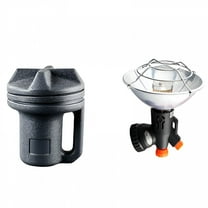 HIBIBUD Portable Propane Heater for Camping Outdoor Space Garage Patio Heater with Control Valve Cordless 1lb Small Propane Foldable Gas Tank Holder for Fishing Hunting Tent Garage Backyard Use