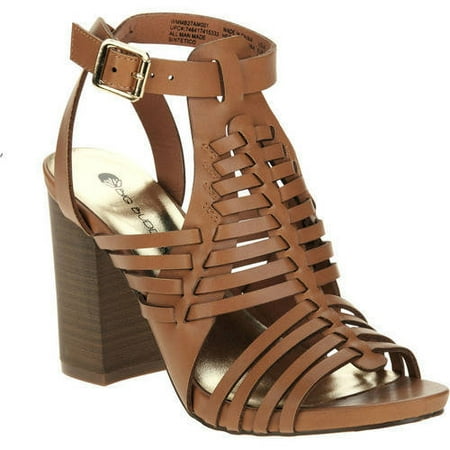 Polka Dot Heels Shoes - Big Buddha Women's Woven Heel Casual Dress Shoe