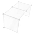 thumbnail image 4 of Minkissy Desk Divider Panel Clear Plastic Desktop Guard for Workers 1Set, 4 of 8