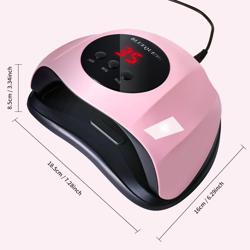 UV Light for Nails, 24LED UV LED Nail Lamp for Gel Polish,Fast Nail Dryer with Automatic Sensor, 3 Timer Setting,Small and Portable, LED Nail Light for Fingernail andToenail gel deunias