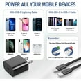 thumbnail image 7 of SZDUDU iPhone Charger Super Fast Charging [Apple MFi Certified] iPad Charger 20W PD USB C Wall Charger 6Ft Fast Charging Cable Compatible with iPhone14/14 Pro Max/13/13Pro/12/12 Pro/11/11Pro/XS/iPad, 7 of 7
