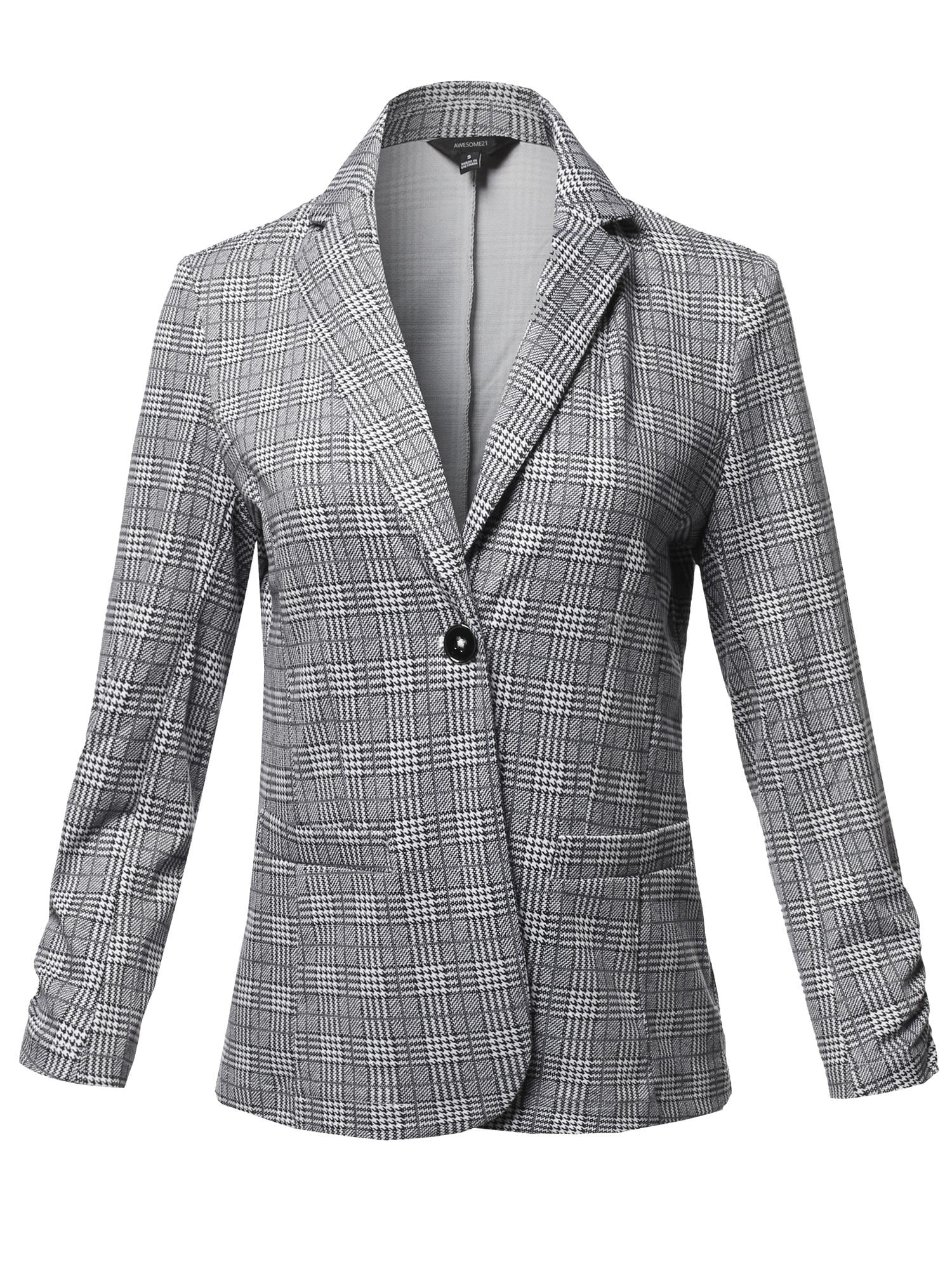 patterned blazers womens