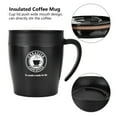thumbnail image 5 of Tasse à Café en Acier Inoxydable Isolée avec Cuillère et Couvercle Design Exquis, 5 of 5