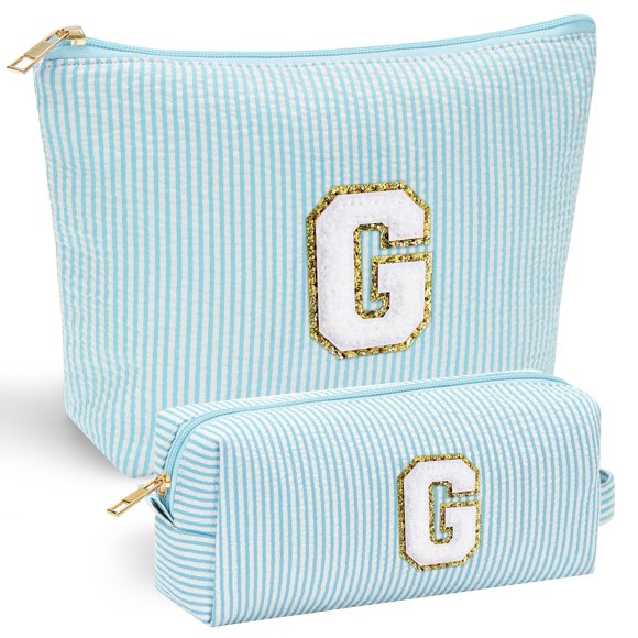 Regalos YOOLIFE para mujeres y niñas, adolescentes y cumpleaños, neceser con inicial personalizada