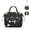 Black Floral, variant on NCY Small Diaper Bag Crossbody, Convertible Mini Diapers Backpack 4 in 1 w/ Shoulder for Stroller, Travel, Small Mommy Daiper Tote with Insulated Pockets, Compact Baby Bag for Mom (Sky Blue Animal)