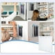 thumbnail image 5 of Organizador de dispensador de pajitas de acrílico transparente de 9,4 x 6,5 pulgadas, delgado y compacto, para montar en gabinete, con capacidad para más de 30 pajitas, estante de almacenamiento, 5 of 5