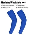 thumbnail image 6 of Unique Bargains 1 Pair Reduce Joint Pain Arm Elbow Compression Sleeve XL Size Blue, 6 of 6