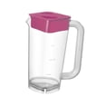 thumbnail image 2 of Jarra de agua de 2 l, tetera para té helado, tetera para agua fría, recipiente de regalo, jarra de fría y caliente de gran capacidad, para nevera para Rojo, 2 of 8