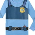 thumbnail image 6 of WIBACKER Toddler and Little Boys Girls Police Officer Pajamas Kids Cotton Halloween Sleepwear Set Policeman Cosplay Costume 7 Years, 6 of 7