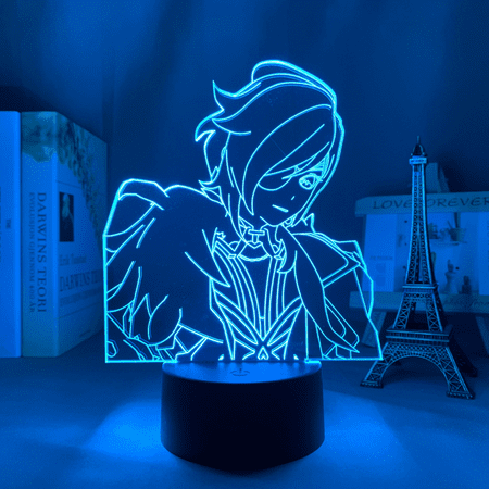

Night Lights Gifts 3D Lamp with 16 Colors Changing Touch and Remote Control（Genshin-6）