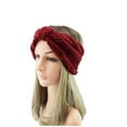 thumbnail image 3 of LinYooLi 5 Pcs Assorted Color Womens Knit Wide Twist Bow Hair Bands Corn Kernels Headband Crochet Head Wrap Ear Warmer Hair Accessories, 3 of 9