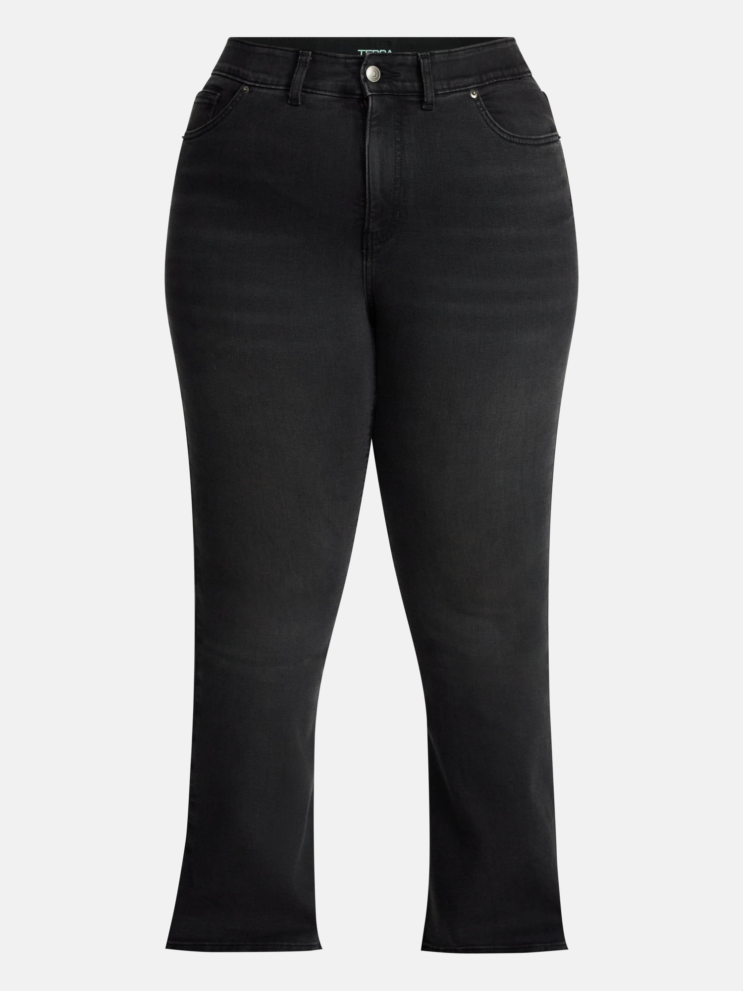 Terra & Sky Women's Plus Signature Denim Bootcut, Sizes 28W,28WL,28WS