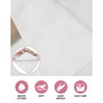 thumbnail image 6 of Easter Bunny Eggs Kitchen Dish Towels for Drying Dishes Set of 4, Spring Tulips Rustic Rabbits Grey Plaid Waffle Weave Microfiber Hand Tea Bathroom Towels Quick Dry & Absorbent Towel 15.7x23.6, 6 of 7
