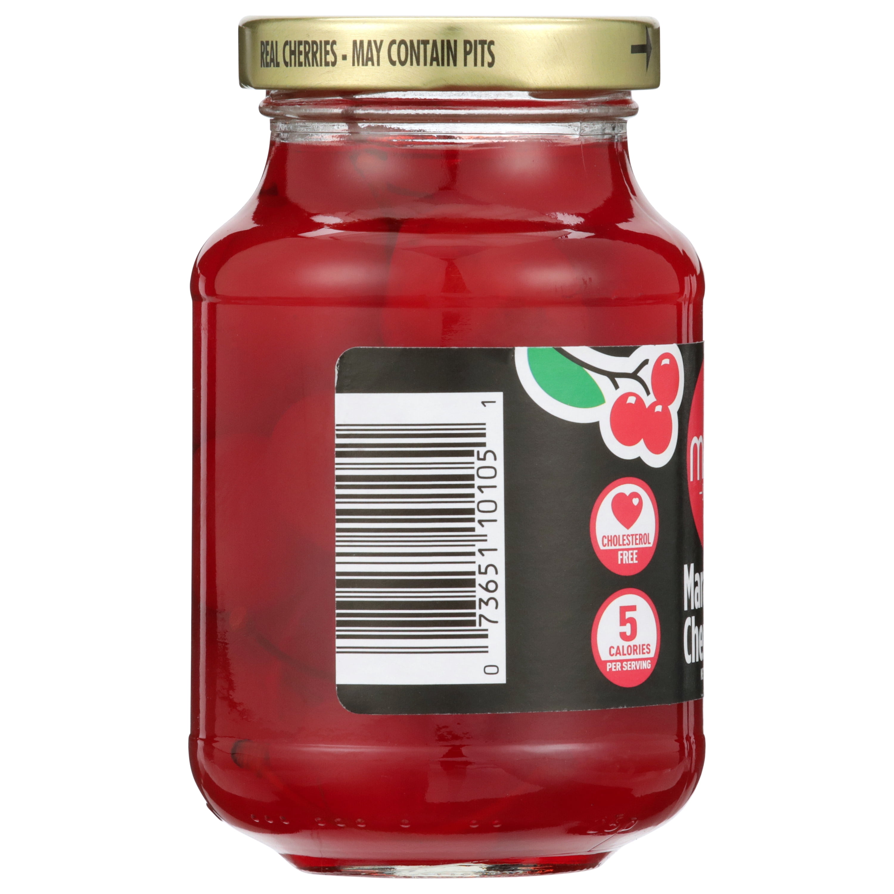 Mario Camacho Foods, Maraschino Cherries with Stems, 10oz jar