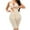 Beige, variant on Crotchless Full Body Shaper with Zipper Underbust Butt Lift Shapewear for Women Tummy Control Open Bust Shapers