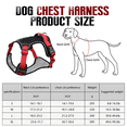 thumbnail image 2 of Dog Harness for Large Dogs,No Pull Pet Harness with Easy Walking Reflective Strips and Control Handle,Black,L, 2 of 5