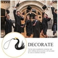 thumbnail image 6 of ifundom Black Polyester Graduation Tassels for Caps and Hats, Elegant Ceremony Accessories, 1 Set, Ideal for Graduation Party, 6 of 6