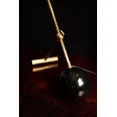 thumbnail image 4 of 1920's Century Stilnovo Table Lamps Italian Enamel Glossy Black Hand Made Study, 4 of 5