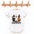 thumbnail image 6 of Chick or Treat Halloween Chickens - Flutter Sleeve Graphic T-Shirt, 6 of 8