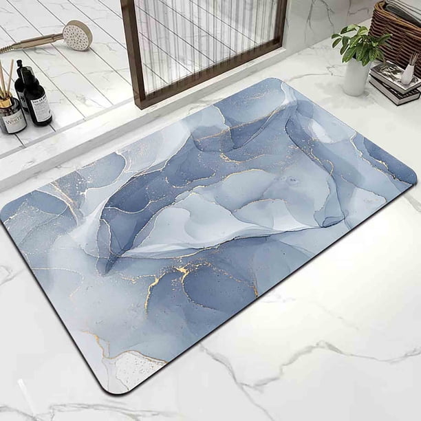 Decoración del hogar, alfombras, tapetes de baño, tapetes, alfombra, tapete para baño, tapete para puerta de baño, almohadilla absorbente de agua, tapete de secado rápido y lavable.