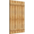 thumbnail image 2 of 32 1/4"W X 48"H Timbercraft Six 5 3/8" Boards Joined Board-N-Batten Shutters, Rough Sawn Western Red Cedar (Per Pair), 2 of 13