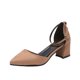 thumbnail image 1 of Amzcrzy Zapatos de mujer,Zapatos de mujer,Zapatillas de mujer, Sandalias casuales de verano para mujer, con punta puntiaguda y tacón medio grueso, con hebilla de metal. Sandalias Mujer Zapatillas De, 1 of 4