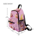thumbnail image 3 of FORMRS School Backpack with Front Zippered Pocket 12" Student Travel Daypack, Cartoon Doughnuts, 3 of 6