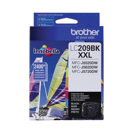 Brother® LC209BKS Extra-High-Yield Black Ink Cartridge