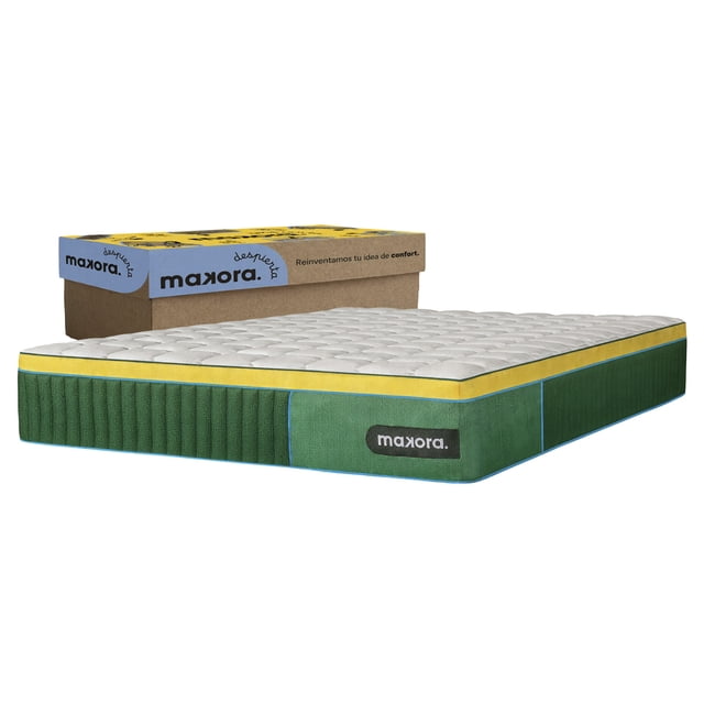 Colchón Individual Makora Kairos Hybrid Premium con Memory Foam Cooling