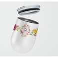 thumbnail image 2 of Carolines Treasures CK4203TBL12 Westie  Pink Flowers Stainless Steel 12 oz Stemless Wine Glass 12 oz multicolor, 2 of 4