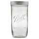 image 4 of Ball, Glass Mason Jars with Lids & Bands, Wide Mouth, 24 oz, 9 Count