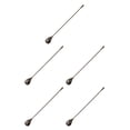 thumbnail image 1 of Kearding Cuchara de barra de acero inoxidable con mango largo Patrón agitador Cucharas de mezcla Café Twisted Barware Bebidas Gadgets Type8 NO8, 1 of 6