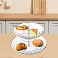 thumbnail image 1 of Feltree Multi-Tier Detachable Cake Stand for Snacks and Desserts, Portable Stackable Tray for Home Kitchen, Parties, Picnics, Food-Grade Plastic, 1 of 8