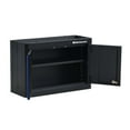 thumbnail image 6 of Montezuma Garage Tool Storage System 30.5 x 12" Locking 2 Door Wall Cabinet, Black Finish, 6 of 9