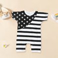 thumbnail image 5 of EnJoCho Toddler Summer Jumpsuit American Independence Day Male and Female Baby Short Sleeved Jumpsuit Romper Baby Kids Boys Trendy Casual Comfort Bodysuit Clothing, 5 of 6