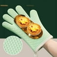 thumbnail image 4 of SPOORYYO High-Temperature Silicone Oven Gloves, Non-Slip Five-Finger Heat-Resistant Gloves for Cooking, Baking, and Grilling Up to 450°F/235°C(a pair), 4 of 5