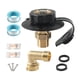 thumbnail image 2 of Kit de entrada de agua para RV City, adaptador de conector de manguera de agua para RV de 1/2" macho resistente Negro, 2 of 9