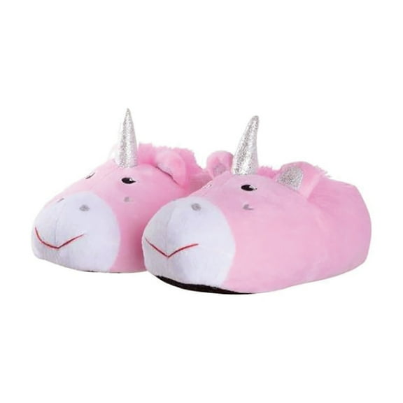 Childrens Pink Unicorn Plush Slippers | Gift for Her | Christmas
