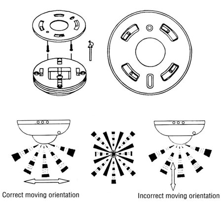 fashionhome Adjustable Body Motion Movement Sensor Switch High
