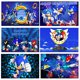 thumbnail image 2 of Fondo azul sónico para fiesta de cumpleaños de niños, decoración de dibujos animados, fondo para fotografía, pancarta, póster, utilería para estudio de baby shower, 2 of 5
