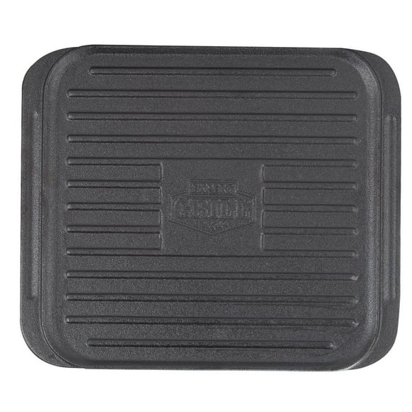 Expert Grill Black Cast Iron Dual-Sided Grill Topper, Handwash, EXPERT GRILL CAST IRON DUAL-SIDED GRILL TOPPER
