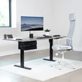 thumbnail image 2 of VIVO Black Dual Level 16" Pull Out Under Desk Storage Drawer Set without Shell, 2 of 8