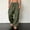#0557-Army Green, variant on Men Quick Dry Techwear Cargo Pants Elastic Drawstring Cuff Loose Wide Leg Multi Pocket Casual Outdoor Trousers (Dark Gray M) Father's Day Gift