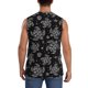 thumbnail image 4 of Fotbe Turtle Men's Camiseta sin Mangas Estampada para Hombres, Playera Casual para Gimnasio, Entrenamiento, Playa-Small, 4 of 7