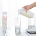thumbnail image 1 of Botellas de plástico de leche transparente, caja de leche, botella de agua, taza a prueba de fugas, caja de leche de alta capacidad Jadeshay A, 1 of 8
