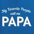 thumbnail image 5 of Wild Bobby My Favorite People Call Me PAPA Father's Day Men Long Sleeve Shirt, Royal, X-Large, 5 of 5