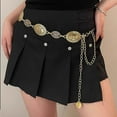 thumbnail image 5 of Women's Retro Bohemian Ethnic Metal Chain High-level Sense Of Waist Chain With Skirt Decoration Trim Waist, 5 of 9