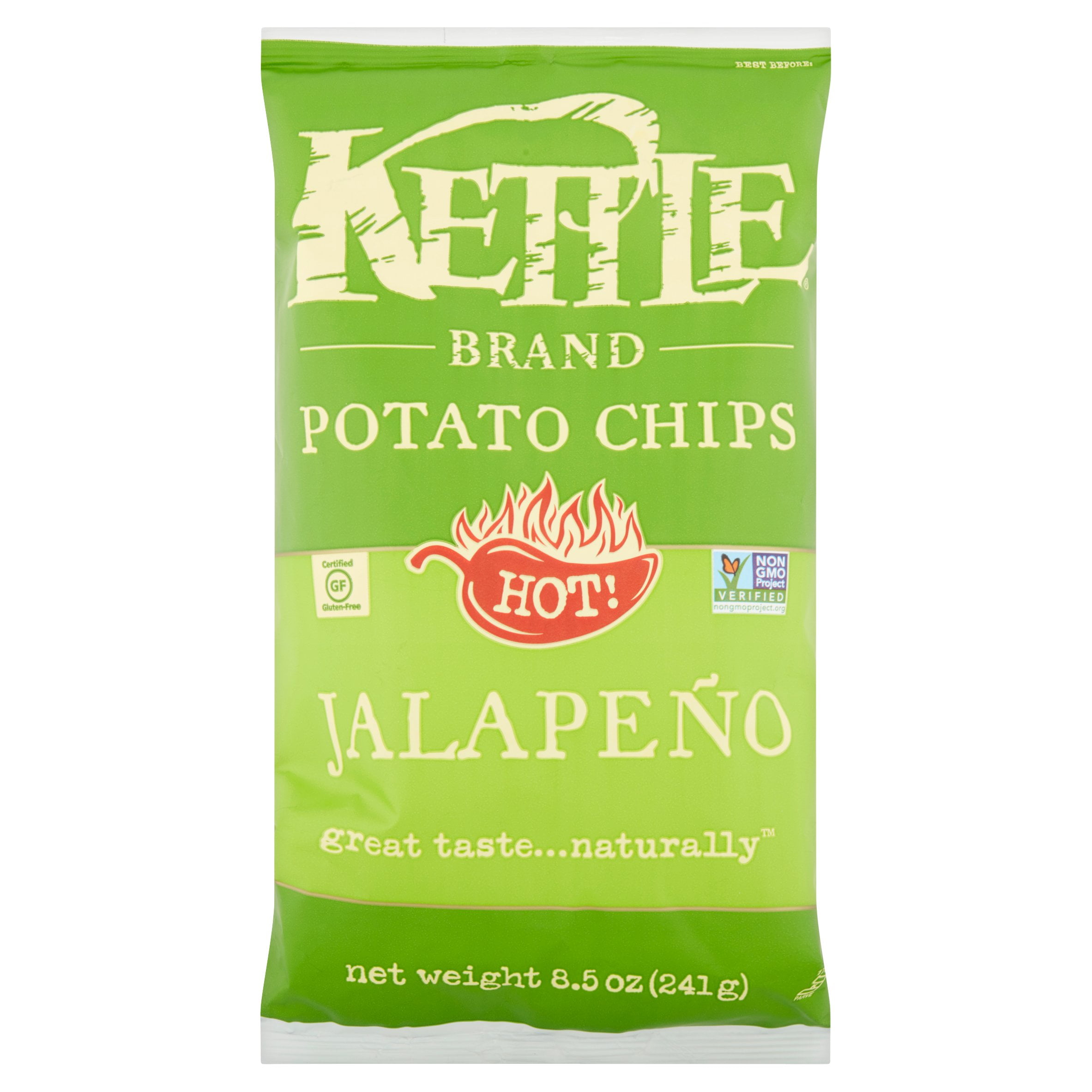 Kettle Brand Potato Chips Jalapeno, 8.5 OZ by Kettle Foods, Inc.