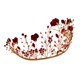 thumbnail image 4 of Diadema Nupcial de de cabellero Roja de Graduación Disfraz Headwear Colcomx Boda Diadema Novia Tiaras, 4 of 8