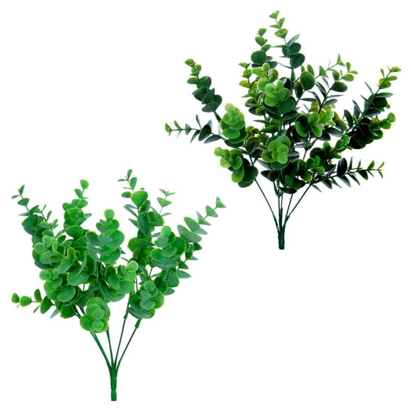 Danson Décor, Bouquet d'eucalyptus artificiel, vert 13 pc - 2 couleurs assorties